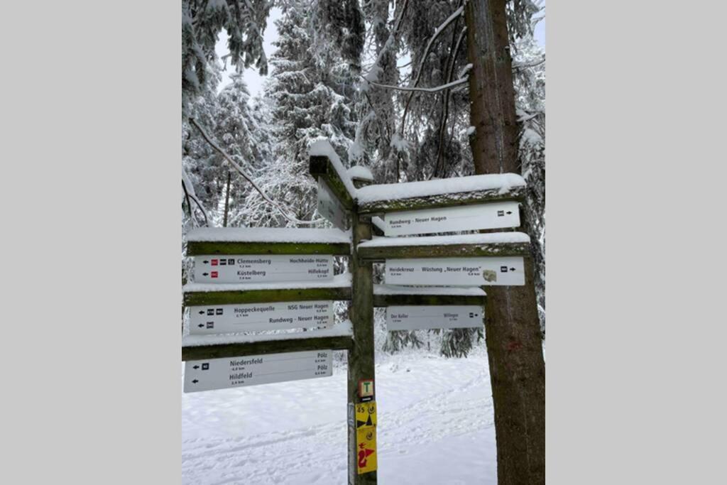 Zeit Fuer Dich Am Bergelchen, Winterberg Apartment Luaran gambar